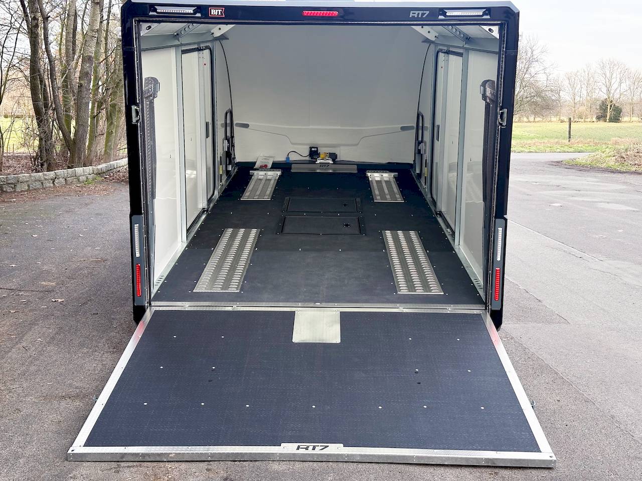 BRIAN JAMES RACE TRANSPORTER 7 | 397-6023-35-3-10-B | TRIDEM | ZUSATZRAMPEN