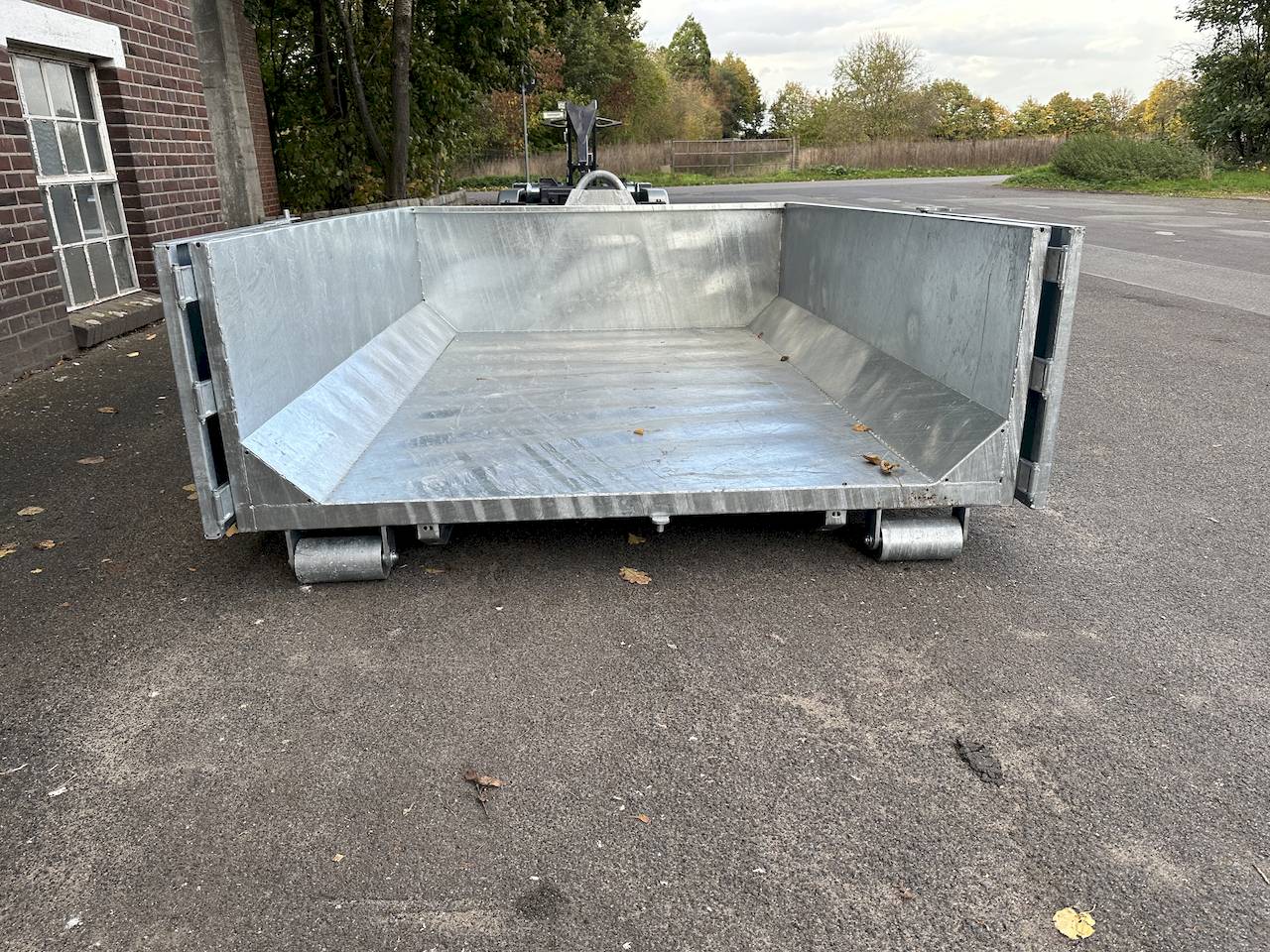 VEZEKO Abrollmulde 58cm Stahlblech feuerverzinkt