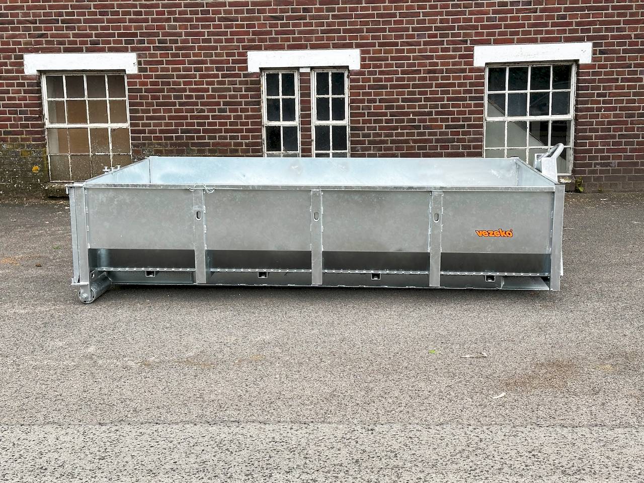 VEZEKO Abrollmulde 58cm Stahlblech feuerverzinkt