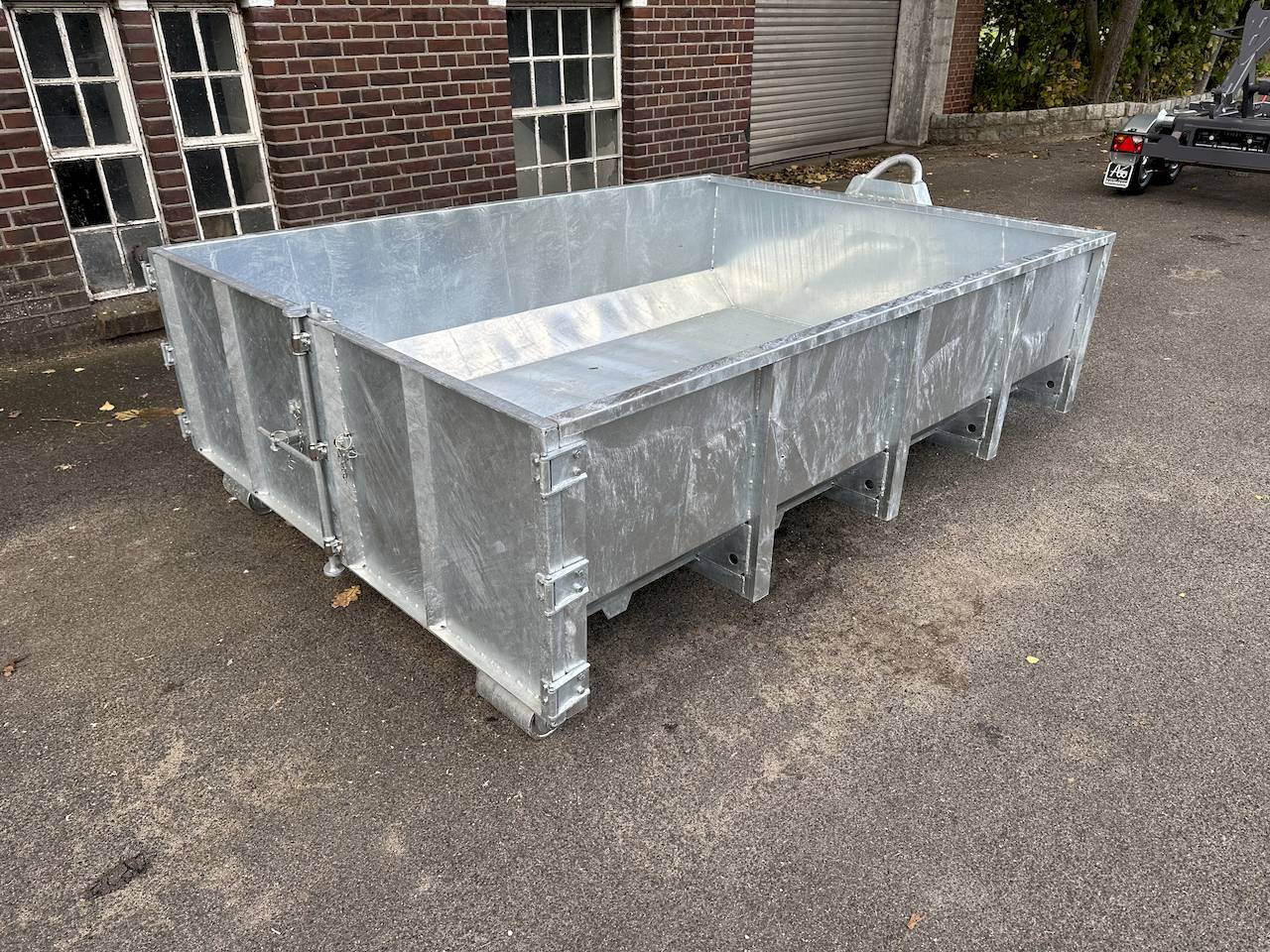 VEZEKO Abrollmulde 58cm Stahlblech feuerverzinkt