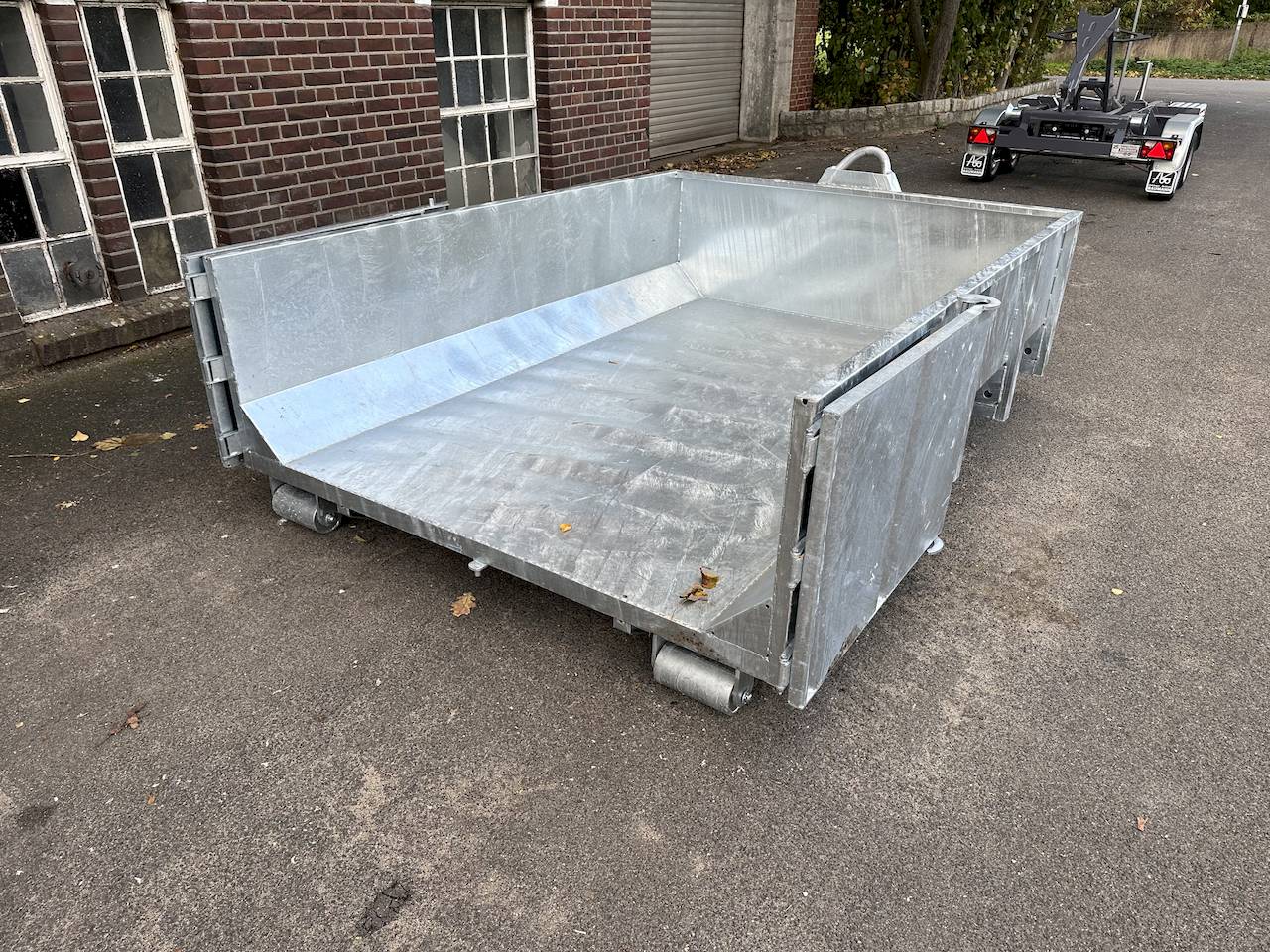 VEZEKO Abrollmulde 58cm Stahlblech feuerverzinkt