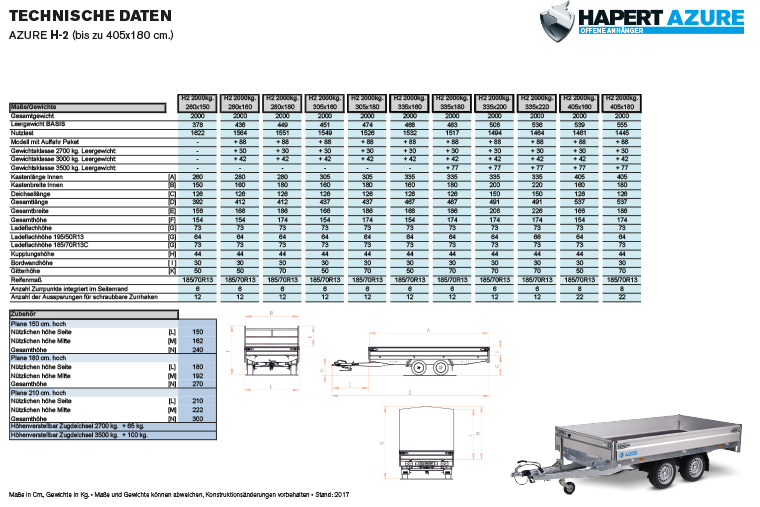 Azure H-2 bis 405x180cm