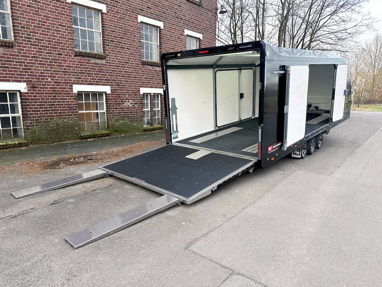 BRIAN JAMES RACE TRANSPORTER 7 | 397-6023-35-3-10-B | TRIDEM | ZUSATZRAMPEN