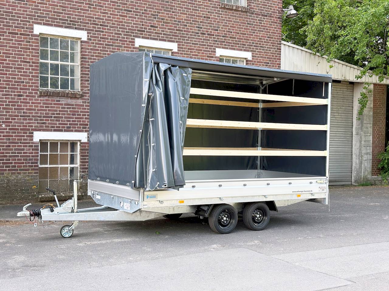 HAPERT AZURE H-2 | SCHIEBEPLANE LINKS | SATTELDACH | DUNKELGRAU