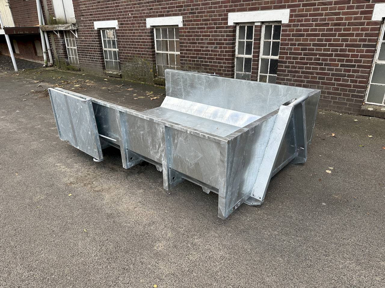 VEZEKO Abrollmulde 58cm Stahlblech feuerverzinkt