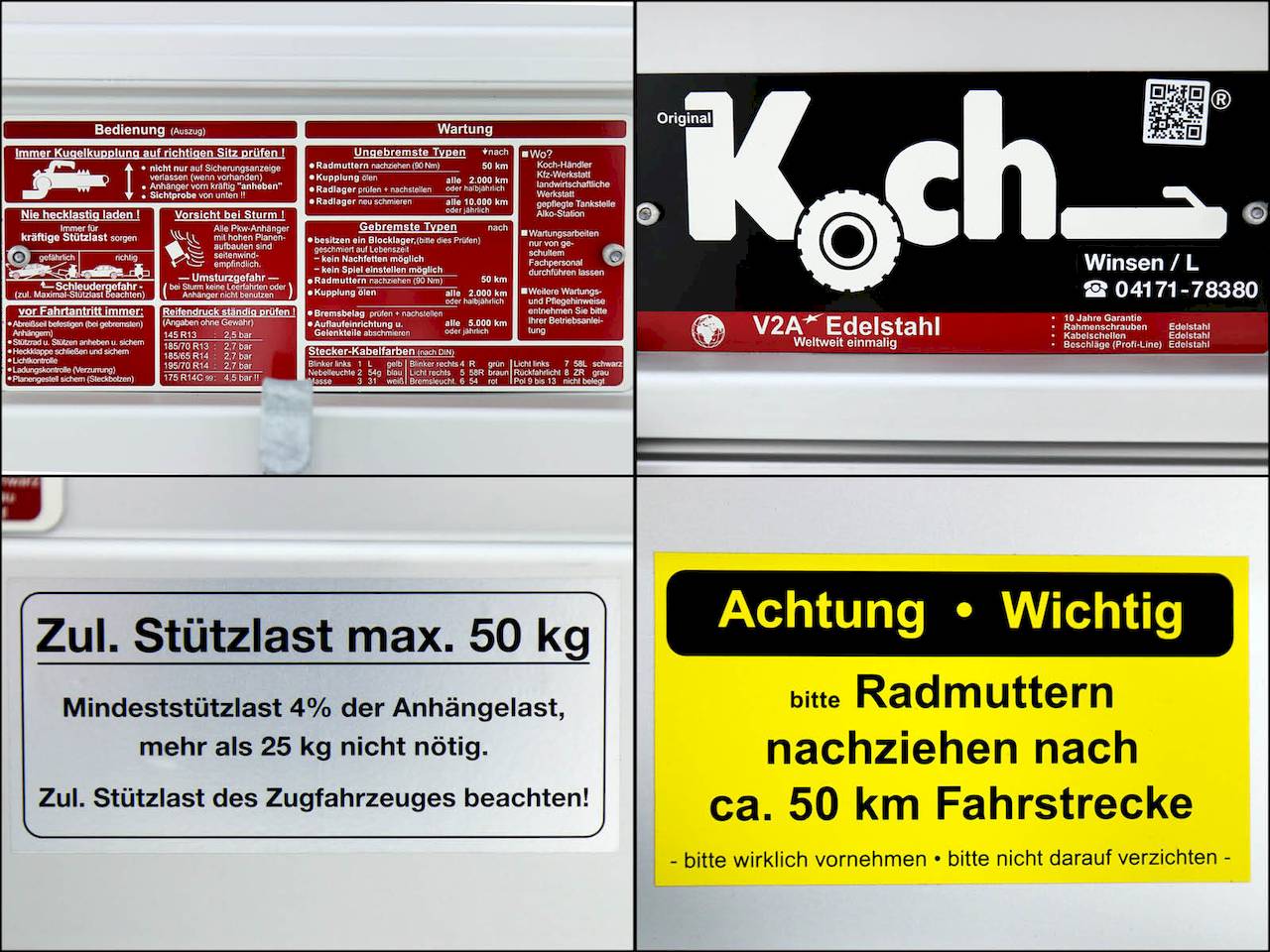 KOCH-ANHÄNGER U2 | ALUBODEN