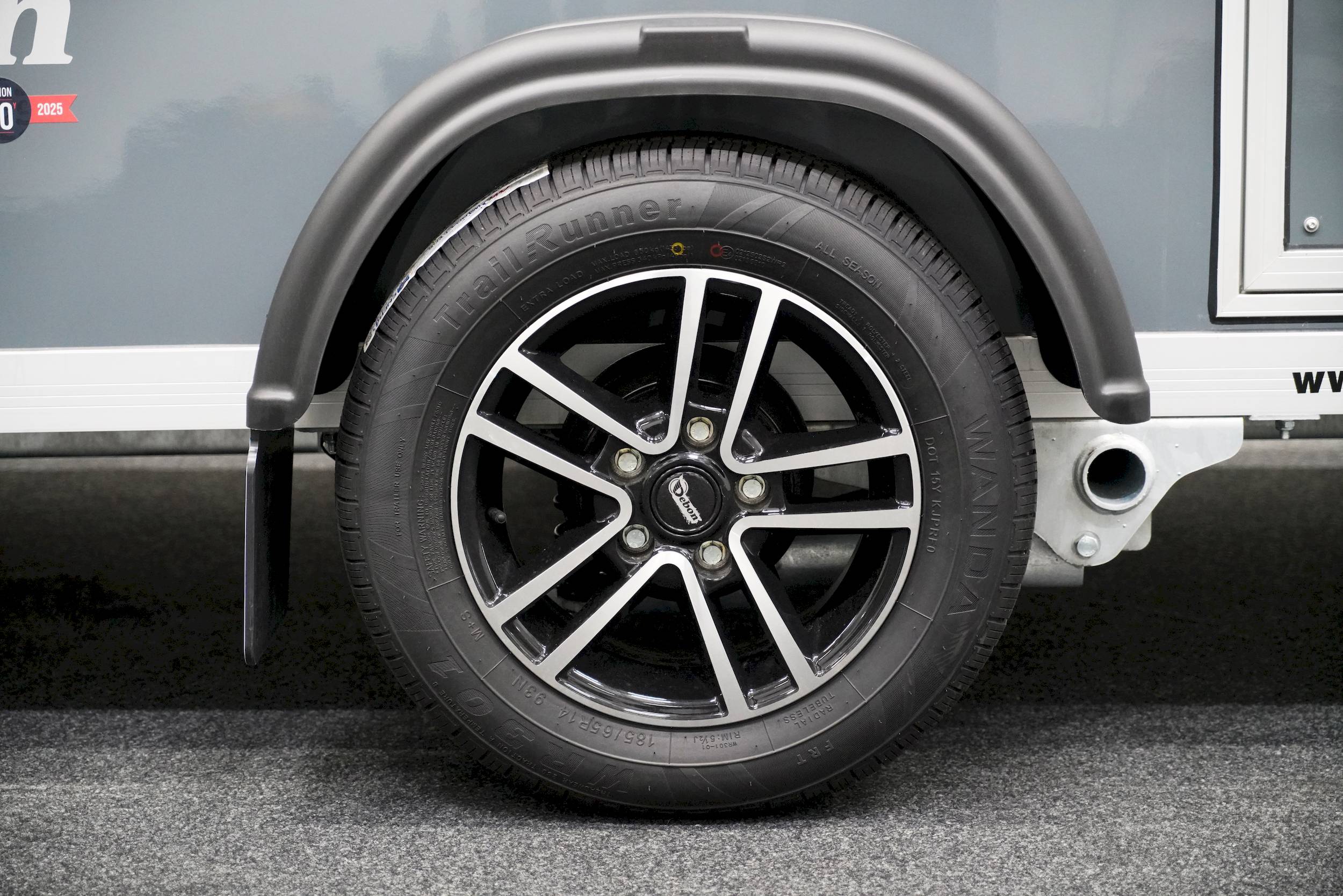 Aluminiumfelgen 185/65R14 - schwarz/silber, Aufpreis je Achse